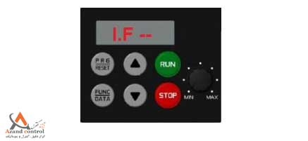 نمایش متن F I-- در تنظیمات اینورتر آیمستر سری U1