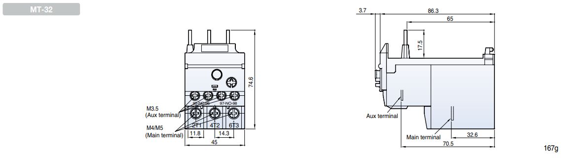 ابعاد بی متال ال اس سری MT-32