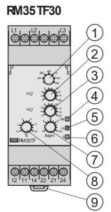 رله کنترل فاز اشنایدرمدل RM35TF30